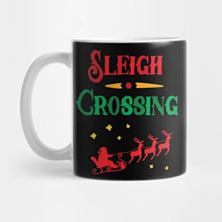 sleigh crossing Mug